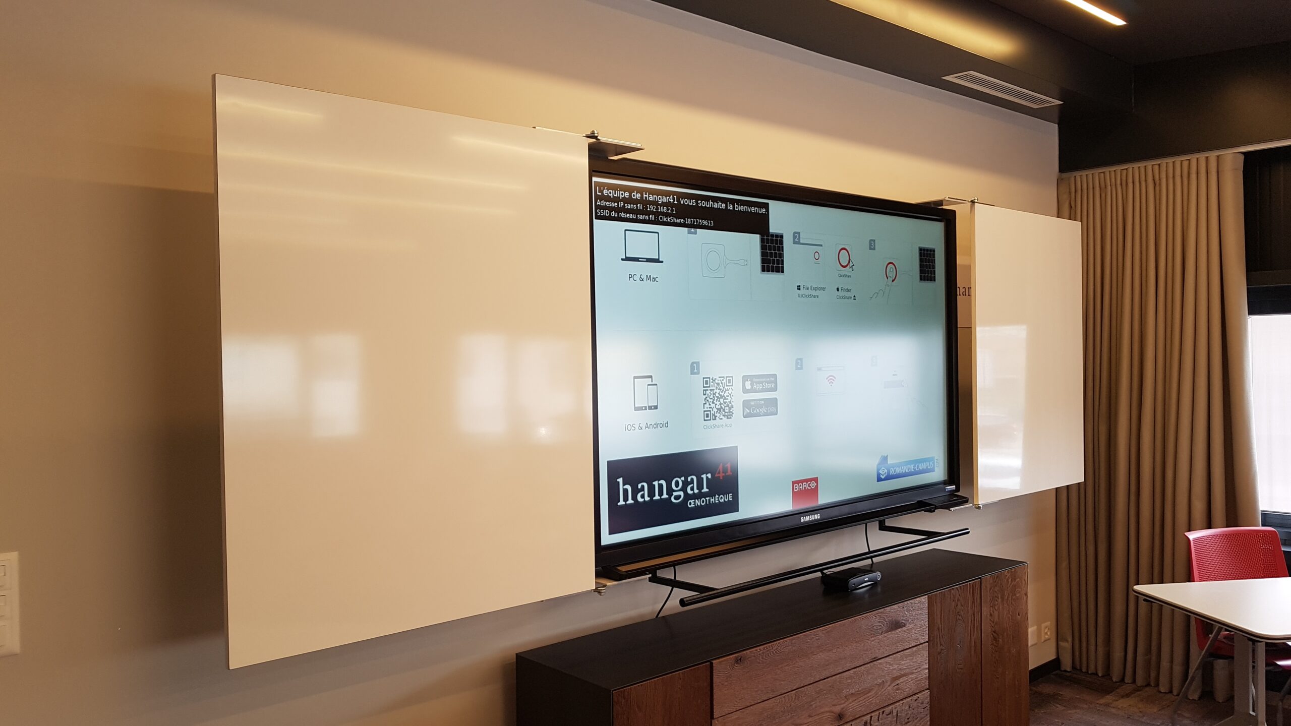 Hangar41 – Ecran interactif